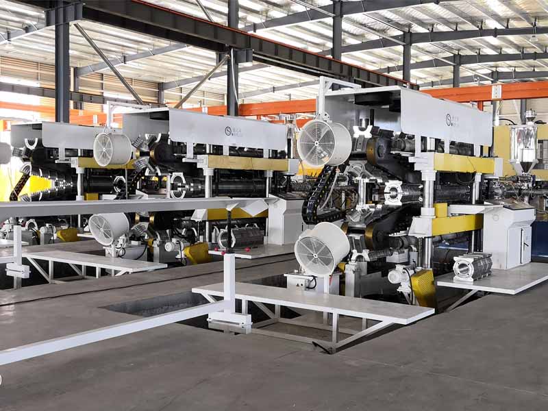 HDPE PP立式双壁波纹管生产线