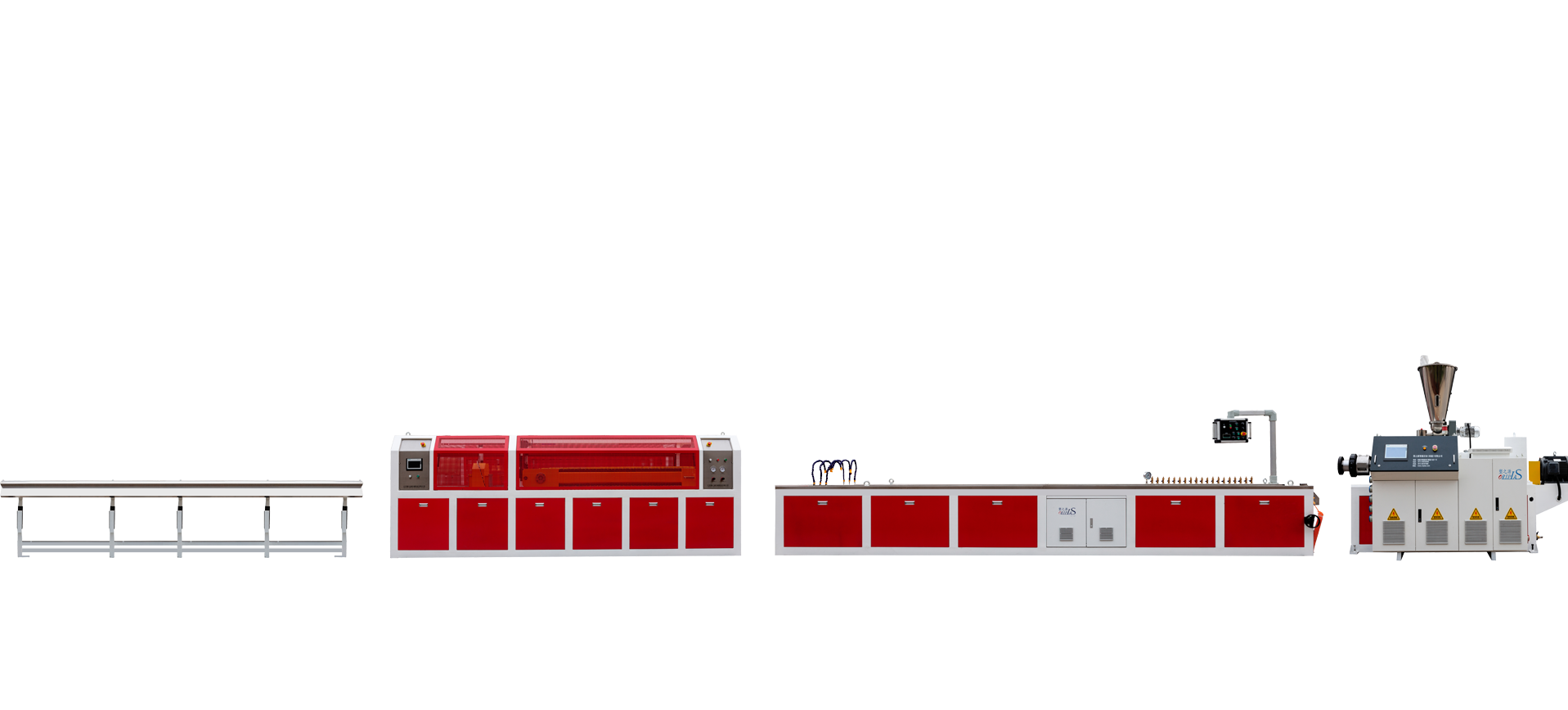PVC窗型材\扣板}窗台板\挂壁板\PE木塑\PVC木塑等挤出生产线